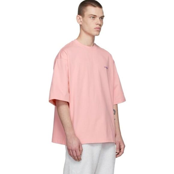 We11done Pink Crystal Logo T-Shirt Size Medium - Picture 2 of 10